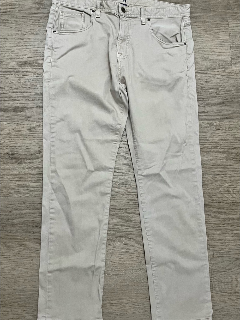 johnnie-O Men's Slim Straight Chino Pants in Light Cream